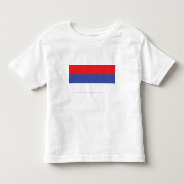 T-shirt Pour Les Tous Petits Drapeau de la Republika Srpska (Devant)