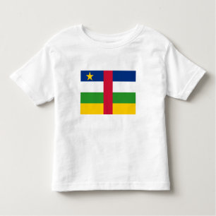 T-shirt Pour Les Tous Petits Drapeau de la République centrafricaine