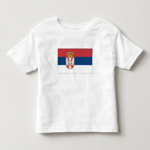 T-shirt Pour Les Tous Petits Drapeau de la Serbie