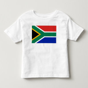 T-shirt Pour Les Tous Petits Drapeau de l'Afrique du Sud