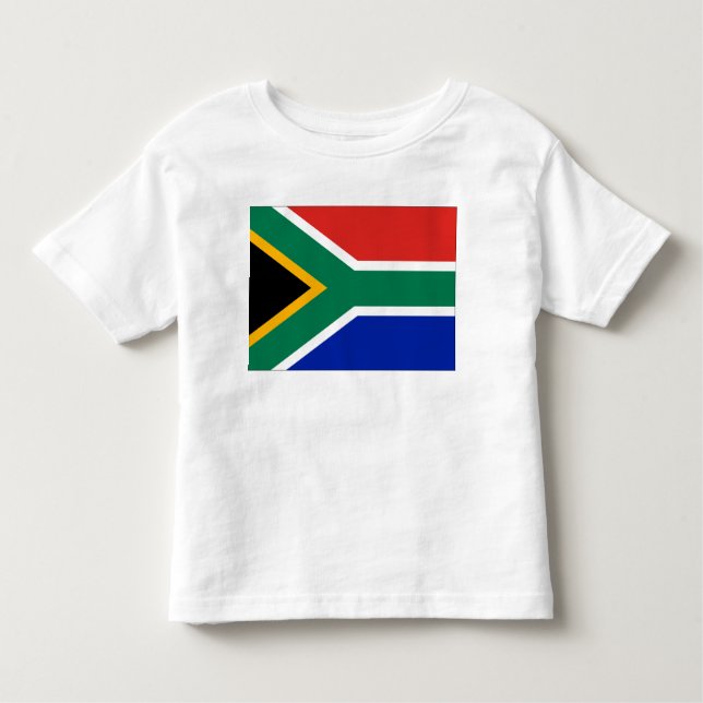 T-shirt Pour Les Tous Petits Drapeau de l'Afrique du Sud (Devant)