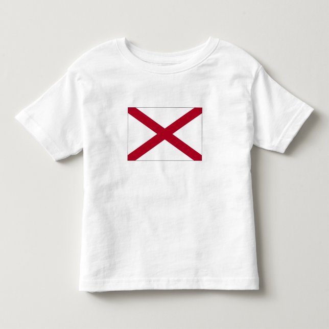 T-shirt Pour Les Tous Petits Drapeau de l'Alabama (Devant)
