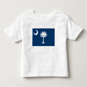 T-shirt Pour Les Tous Petits Drapeau de l'État de la Caroline du Sud
