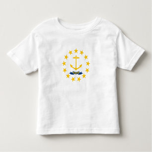 T-shirt Pour Les Tous Petits Drapeau de l'État de Rhode Island
