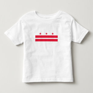 T-shirt Pour Les Tous Petits Drapeau de l'État de Washington DC