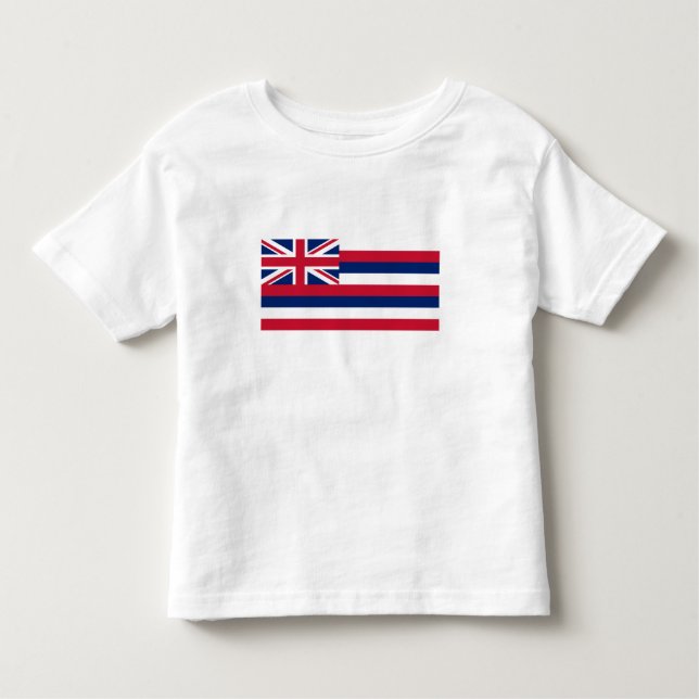 T-shirt Pour Les Tous Petits Drapeau de l'État d'Hawaii (Devant)