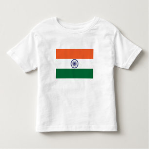 T-shirt Pour Les Tous Petits Drapeau de l'Inde