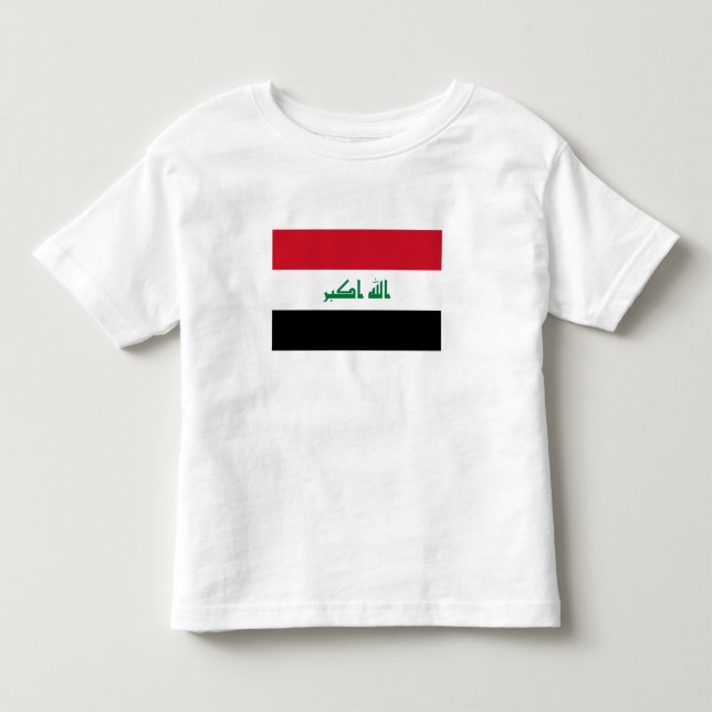 T-shirt Pour Les Tous Petits Drapeau de l'Irak (Devant)
