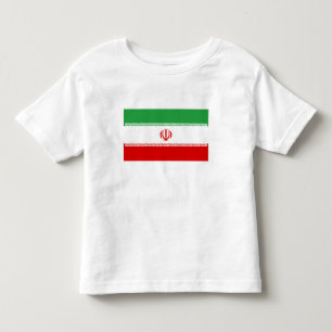 T-shirt Pour Les Tous Petits Drapeau de l'Iran