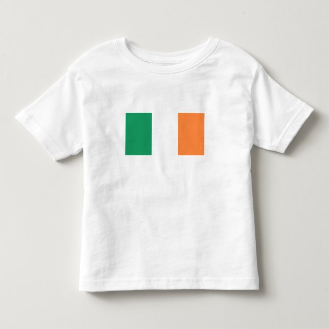 T-shirt Pour Les Tous Petits Drapeau de l'Irlande (Devant)