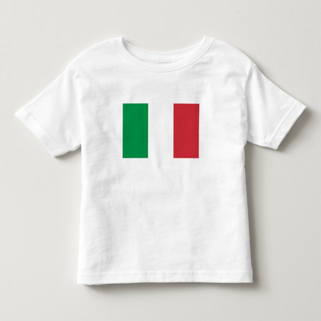 T-shirt Pour Les Tous Petits Drapeau de l'Italie (Devant)