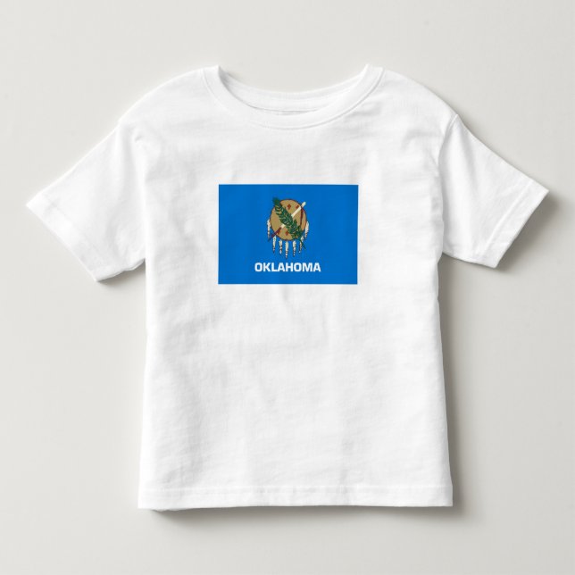 T-shirt Pour Les Tous Petits Drapeau de l'Oklahoma (Devant)