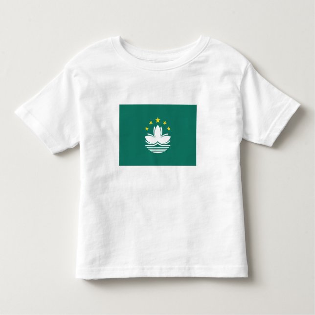 T-shirt Pour Les Tous Petits Drapeau de Macao (Devant)