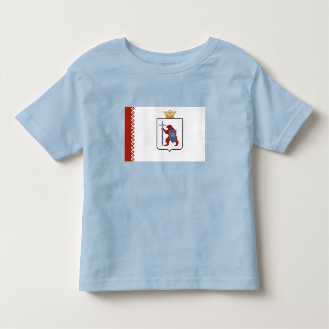 T-shirt Pour Les Tous Petits Drapeau de Mari El (Devant)