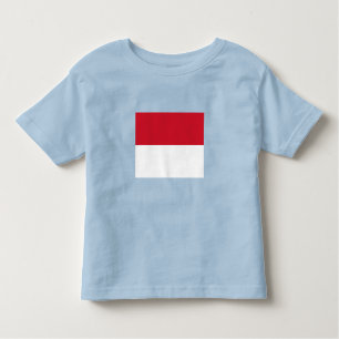 T-shirt Pour Les Tous Petits Drapeau de Monaco