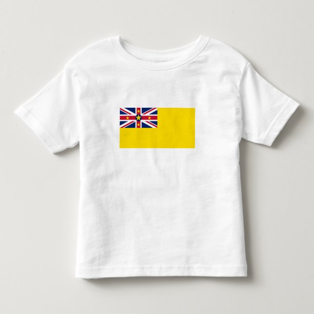 T-shirt Pour Les Tous Petits Drapeau de Niue (Devant)