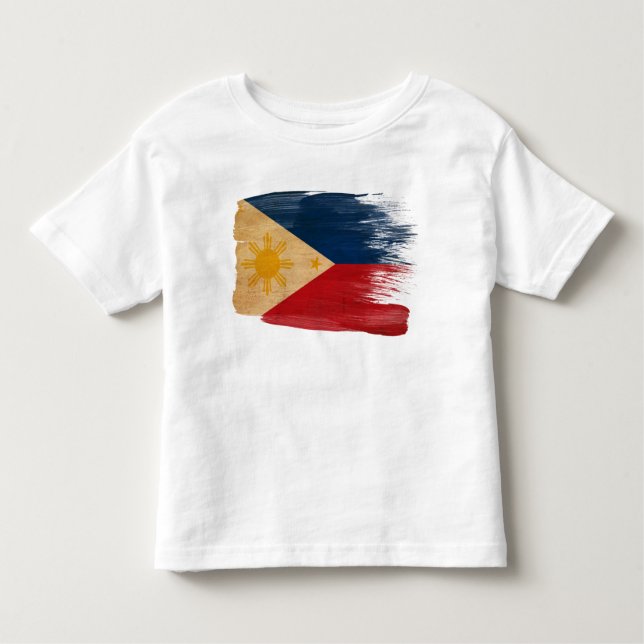 T-shirt Pour Les Tous Petits Drapeau de Philippines (Devant)