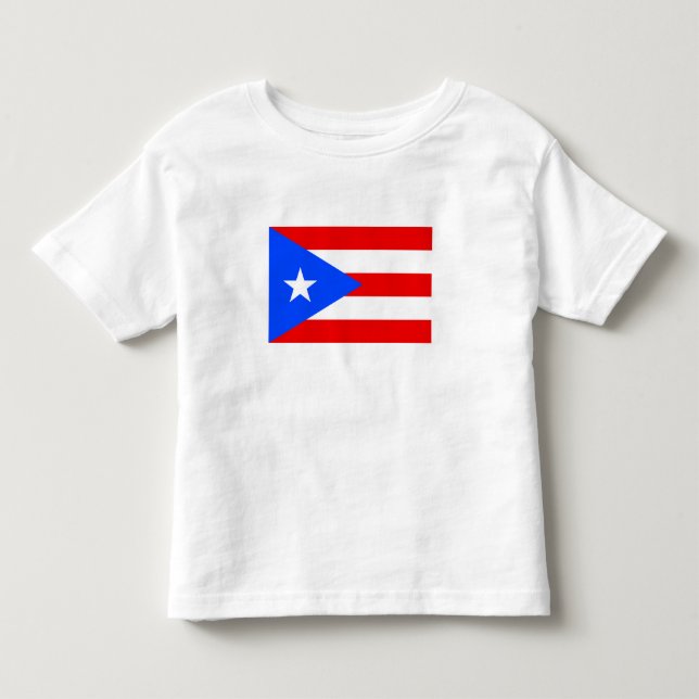 T-shirt Pour Les Tous Petits Drapeau de Porto Rico (Devant)