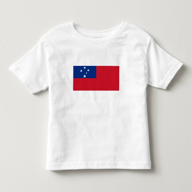 T-shirt Pour Les Tous Petits Drapeau de Samoa (Devant)