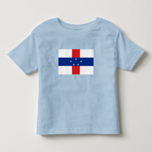 T-shirt Pour Les Tous Petits Drapeau des Antilles néerlandaises