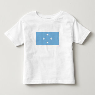 T-shirt Pour Les Tous Petits Drapeau des États fédérés de Micronésie