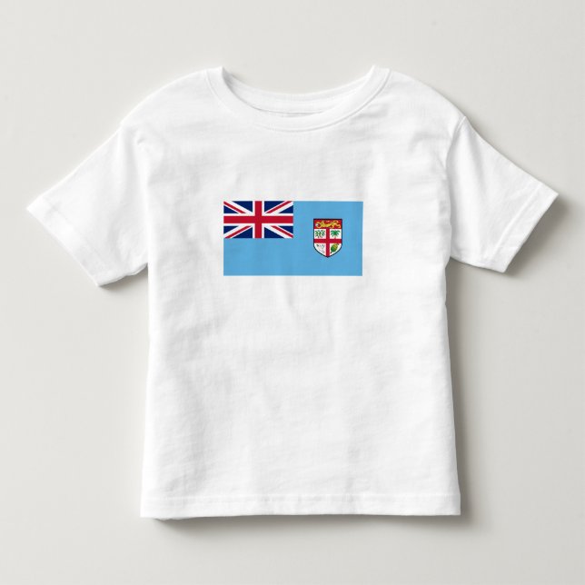 T-shirt Pour Les Tous Petits Drapeau des Fidji (Devant)