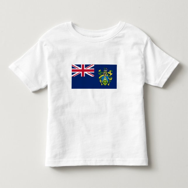 T-shirt Pour Les Tous Petits Drapeau des îles Pitcairn (Devant)