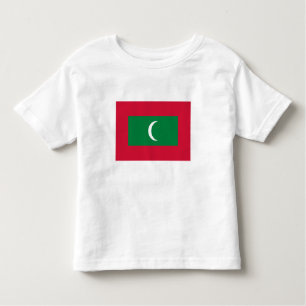 T-shirt Pour Les Tous Petits Drapeau des Maldives