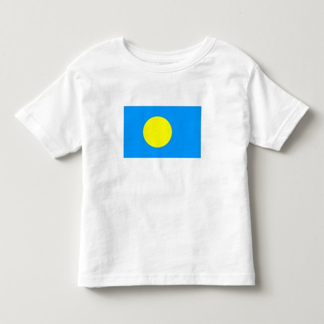 T-shirt Pour Les Tous Petits Drapeau des Palaos (Devant)