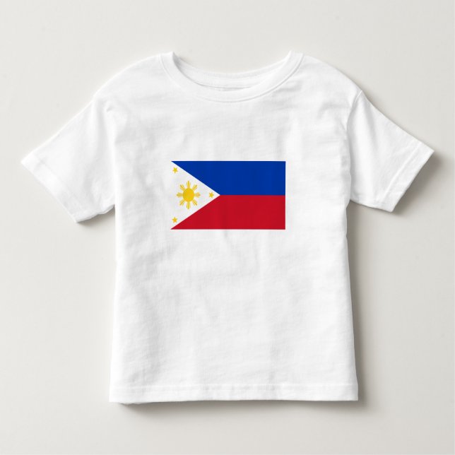 T-shirt Pour Les Tous Petits Drapeau des Philippines (Devant)