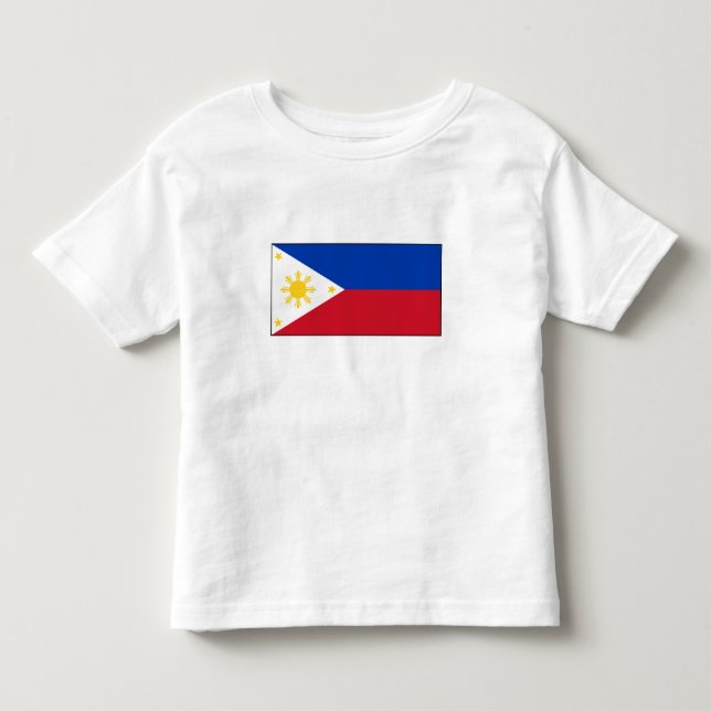 T-shirt Pour Les Tous Petits Drapeau des Philippines (Devant)