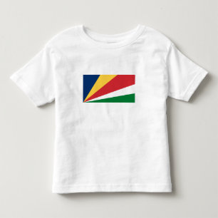 T-shirt Pour Les Tous Petits Drapeau des Seychelles