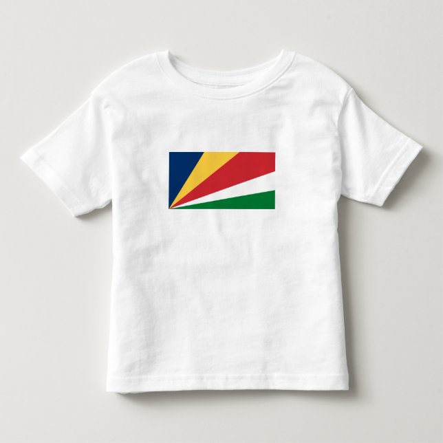 T-shirt Pour Les Tous Petits Drapeau des Seychelles (Devant)