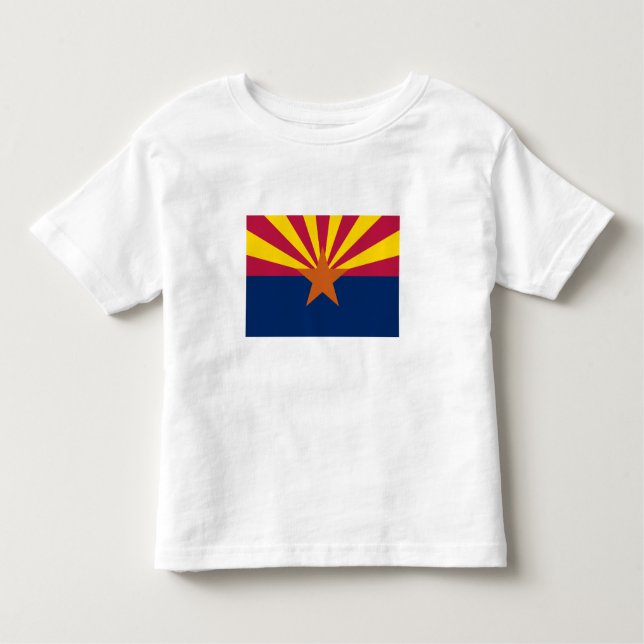 T-shirt Pour Les Tous Petits Drapeau d'État de l'Arizona (Devant)