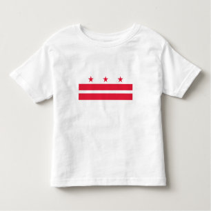 T-shirt Pour Les Tous Petits Drapeau d'État de Washington DC