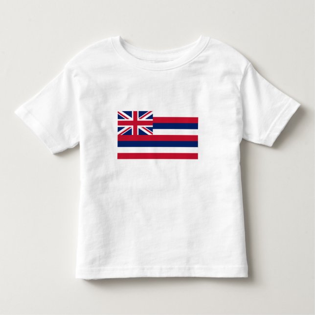 T-shirt Pour Les Tous Petits Drapeau d'État d'Hawaii (Devant)