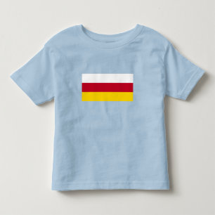 T-shirt Pour Les Tous Petits Drapeau d'Ossétie du Nord