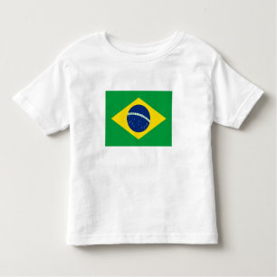 T-shirt Pour Les Tous Petits Drapeau du Brésil patriotique