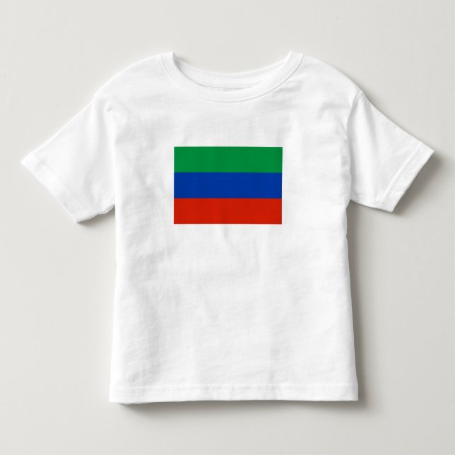 T-shirt Pour Les Tous Petits Drapeau du Daghestan (Devant)