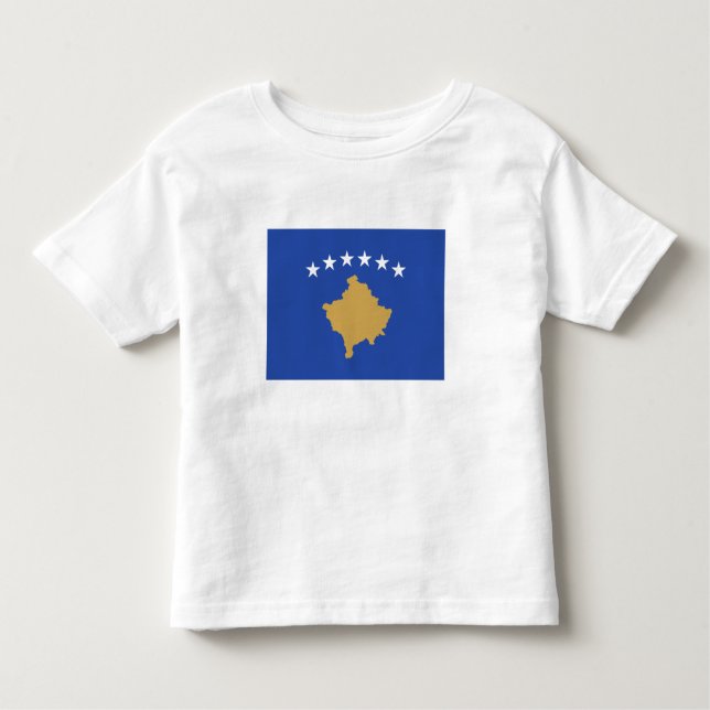 T-shirt Pour Les Tous Petits Drapeau du Kosovo (Devant)