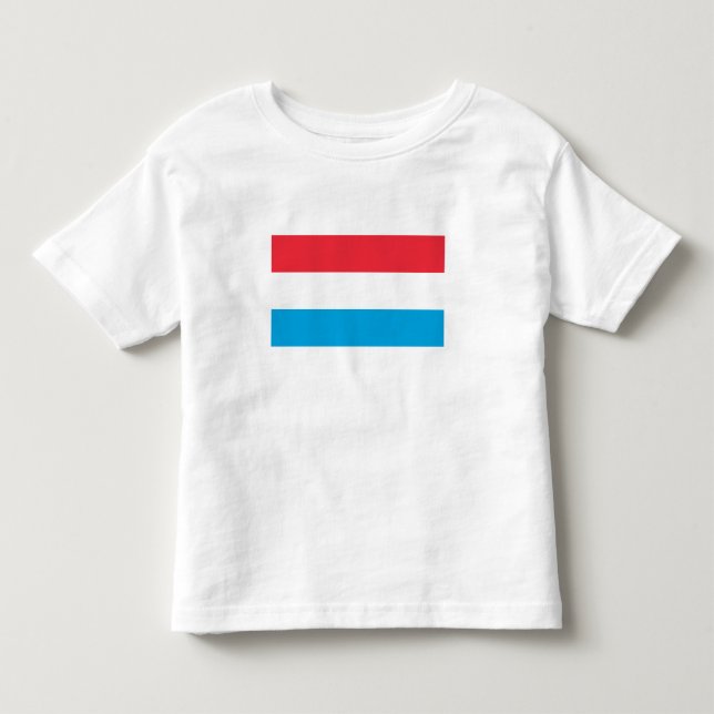 T-shirt Pour Les Tous Petits Drapeau du Luxembourg (Devant)