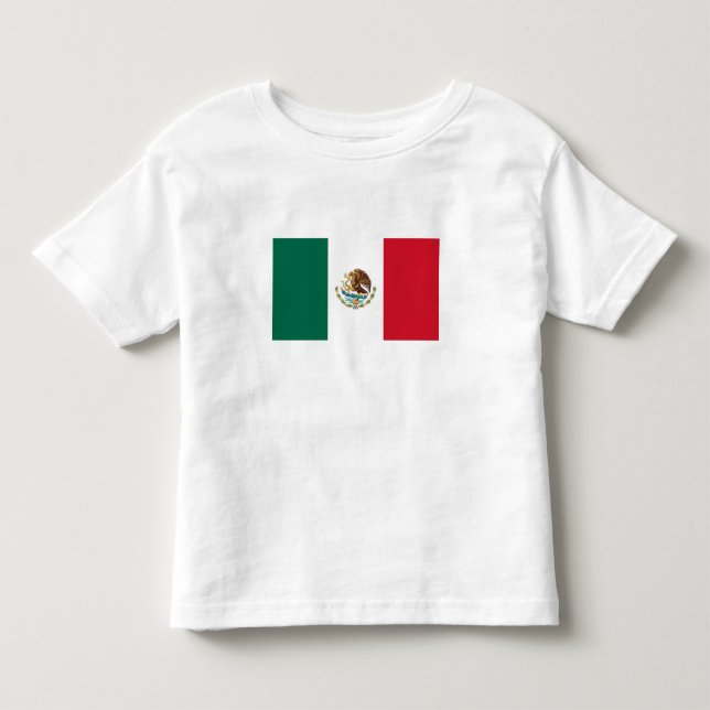 T-shirt Pour Les Tous Petits Drapeau du Mexique (Devant)