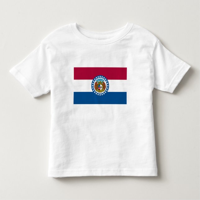 T-shirt Pour Les Tous Petits Drapeau du Missouri (Devant)