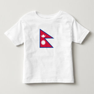 T-shirt Pour Les Tous Petits Drapeau du Népal