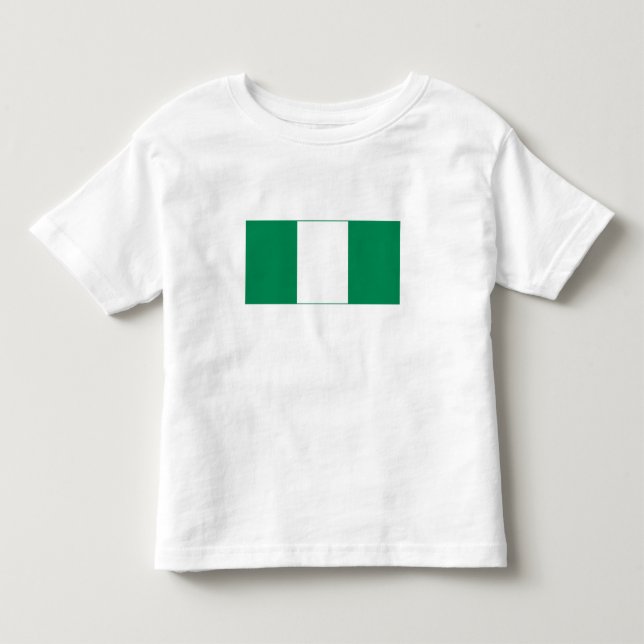 T-shirt Pour Les Tous Petits Drapeau du Nigeria (Devant)