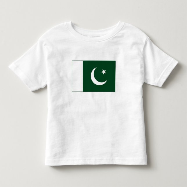 T-shirt Pour Les Tous Petits Drapeau du Pakistan (Devant)