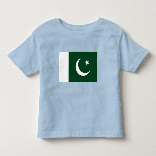 T-shirt Pour Les Tous Petits Drapeau du Pakistan (Devant)