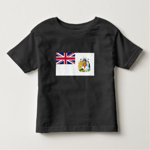 T-shirt Pour Les Tous Petits Drapeau du territoire antarctique britannique