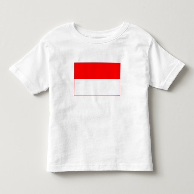 T-shirt Pour Les Tous Petits Drapeau Indonésie (Devant)