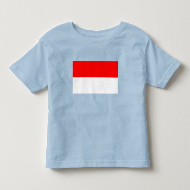 T-shirt Pour Les Tous Petits Drapeau Indonésie (Devant)